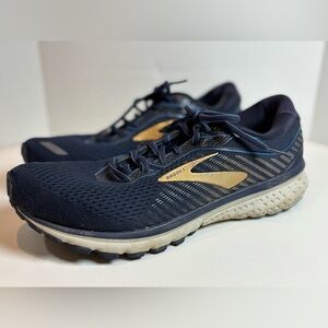Brooks Ghost Men’s Running Shoes Size 11.5 Blue Athletic‎ Sneakers 110316-1D-489